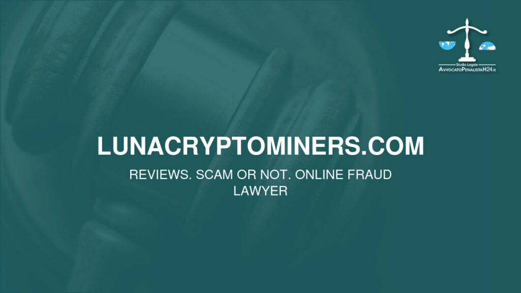 lunacryptominers.com: cuidado con la estafa. Trading en línea falso