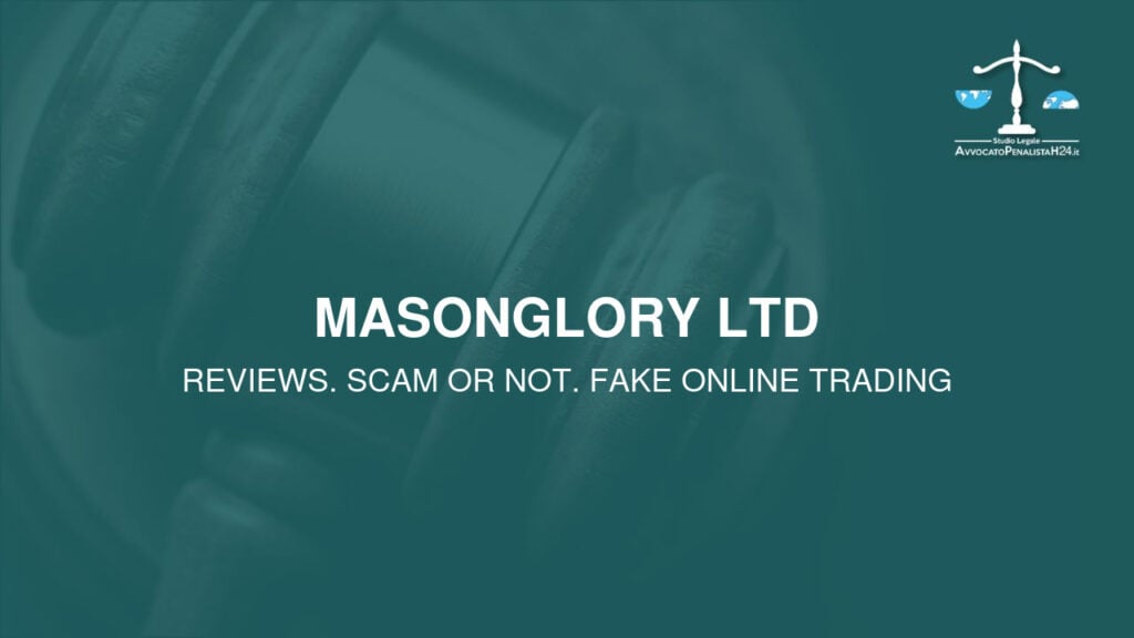 MASONGLORY LTD: avis arnaques en ligne. Avocat fraude en ligne