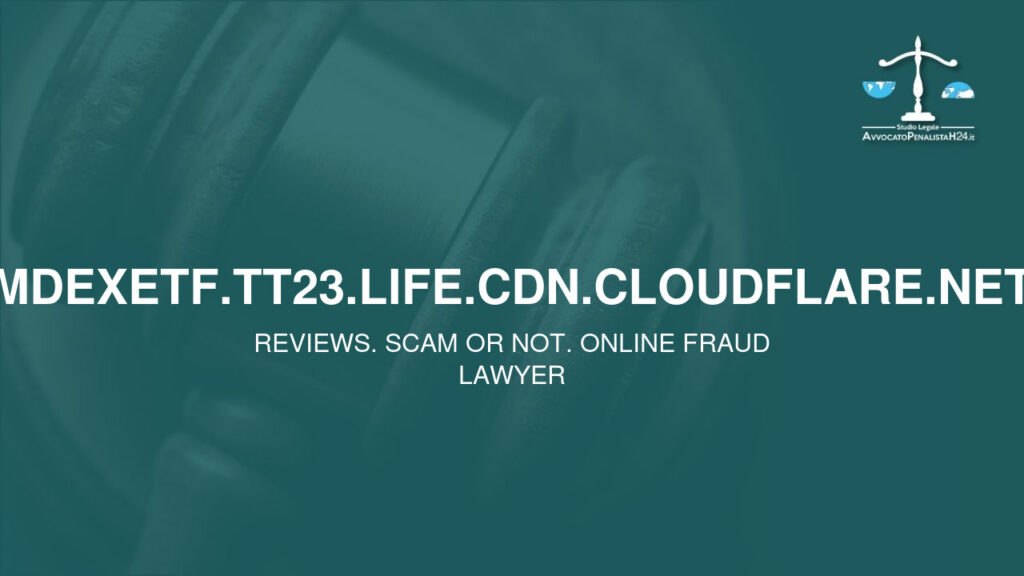mdexetf.tt23.life.cdn.cloudflare.net: cuidado con la estafa. Trading en línea falso