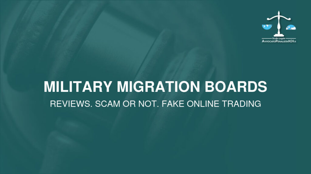 Military Migration Boards: cuidado con la estafa. Trading en línea falso