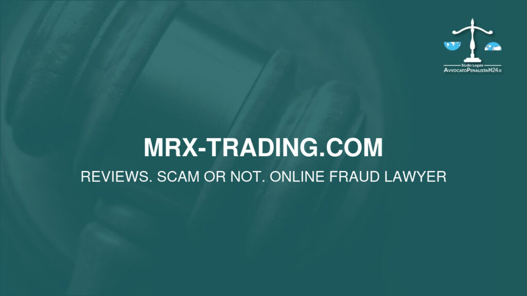 mrx-trading.com: cuidado con la estafa. Trading en línea falso