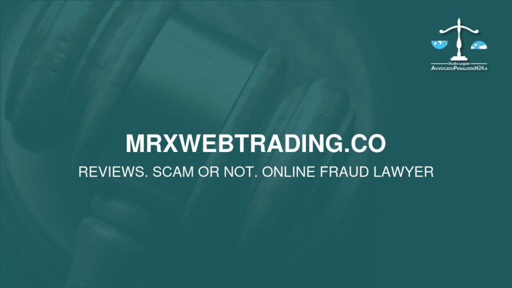 mrxwebtrading.co: cuidado con la estafa. Trading en línea falso
