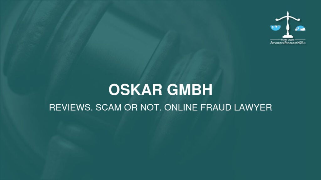 OSKAR GmbH: cuidado con la estafa. Trading en línea falso