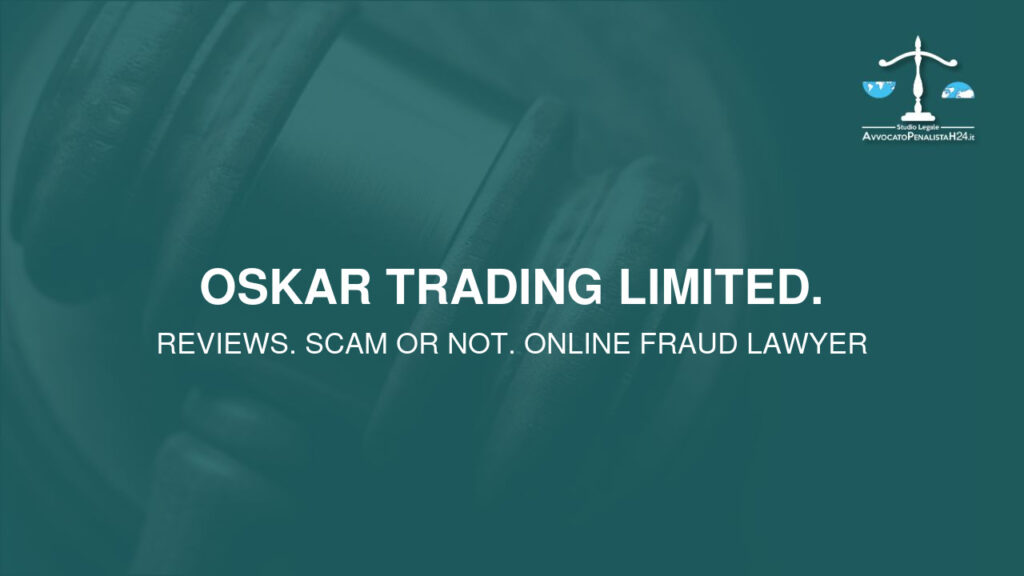 OSKAR TRADING Limited.: attenzione alla truffa. Falso trading on line