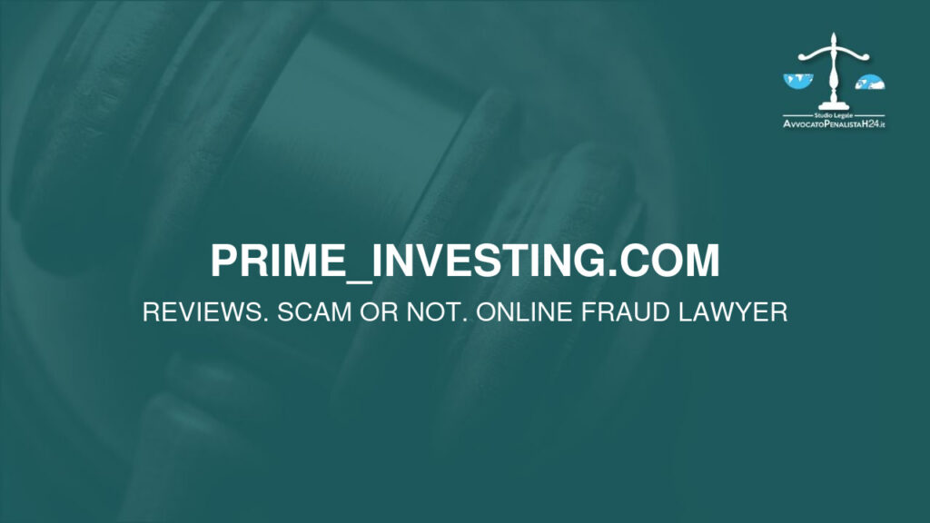 prime_investing.com: attenzione alla truffa. Falso trading on line