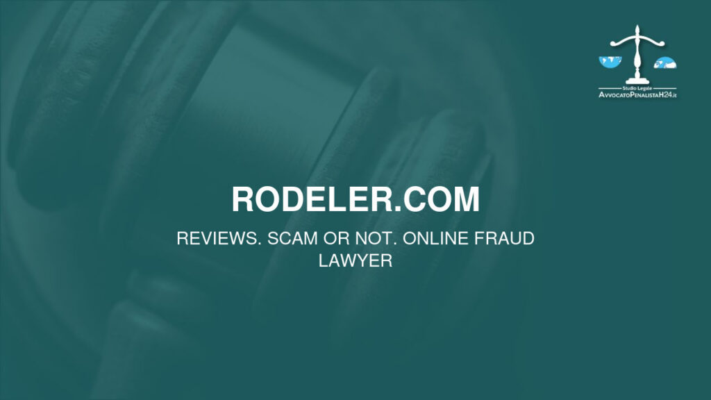 rodeler.com: attenzione alla truffa. Falso trading on line