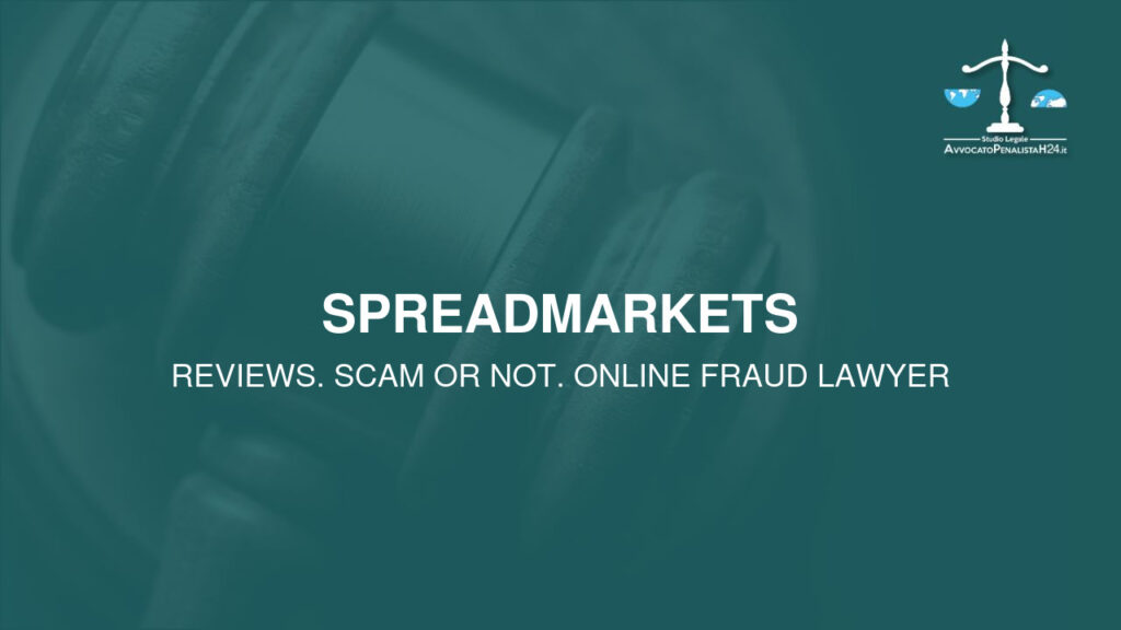 SPREADMARKETS: cuidado con la estafa. Trading en línea falso