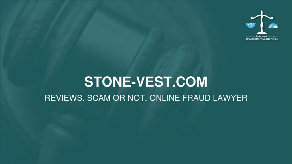 stone-vest.com: cuidado con la estafa. Trading en línea falso
