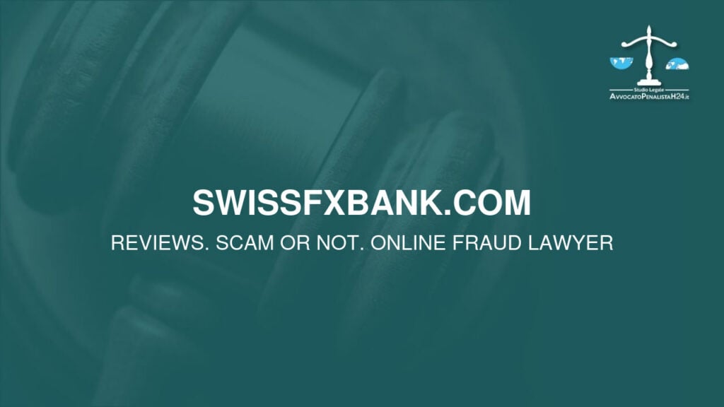 swissfxbank.com: cuidado con la estafa. Trading en línea falso