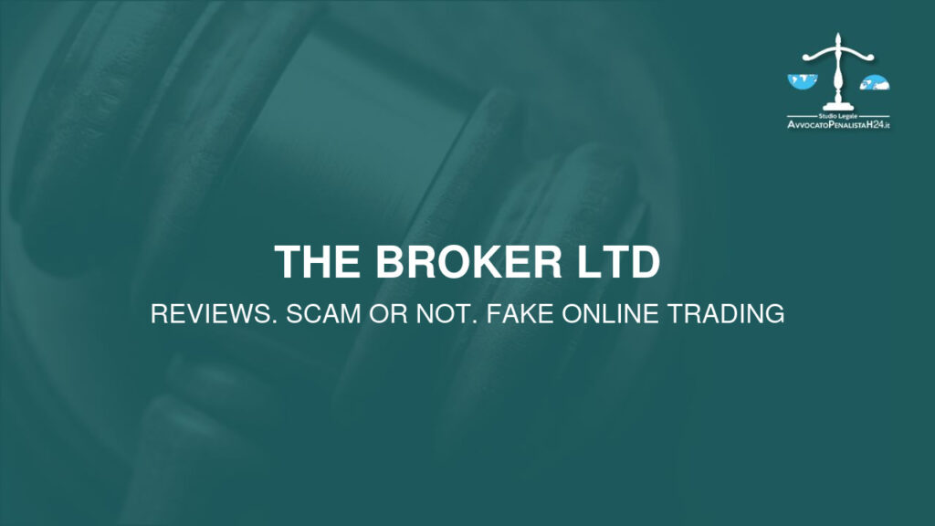 The Broker ltd: avis arnaques en ligne. Avocat fraude en ligne