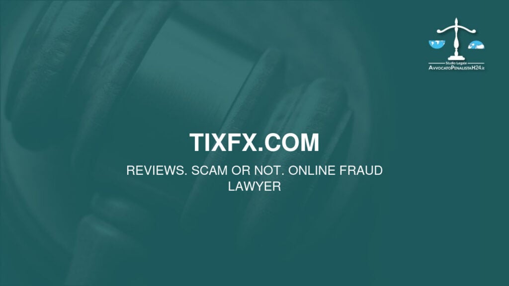 tixfx.com: cuidado con la estafa. Trading en línea falso