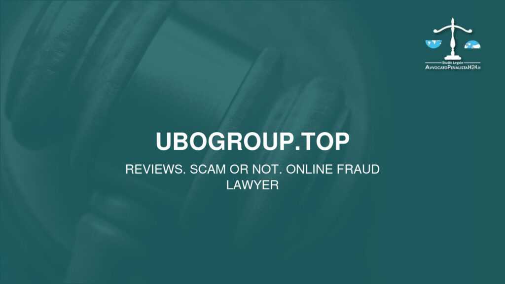 ubogroup.top: attenzione alla truffa. Falso trading on line