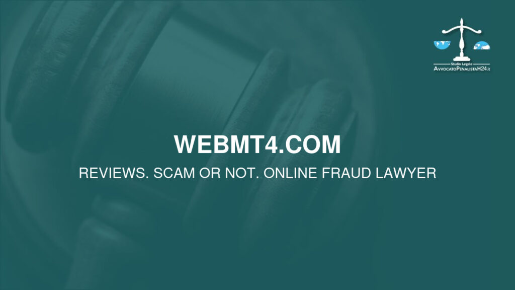 webmt4.com: attenzione alla truffa. Falso trading on line