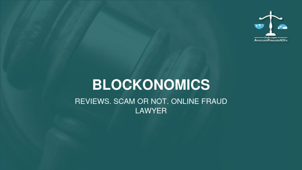 Blockonomics: attenzione alla truffa. Falso trading on line