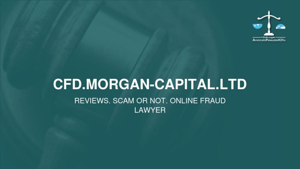 cfd.morgan-capital.ltd: attenzione alla truffa. Falso trading on line