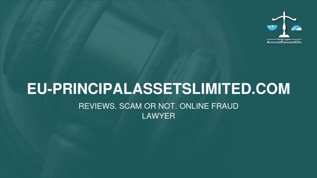 eu-principalassetslimited.com: reviews. Scam or not. Online fraud lawyer