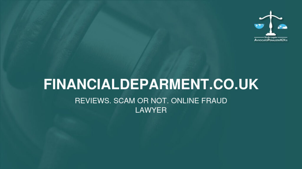 Financialdeparment.co.uk: attenzione alla truffa. Falso trading on line