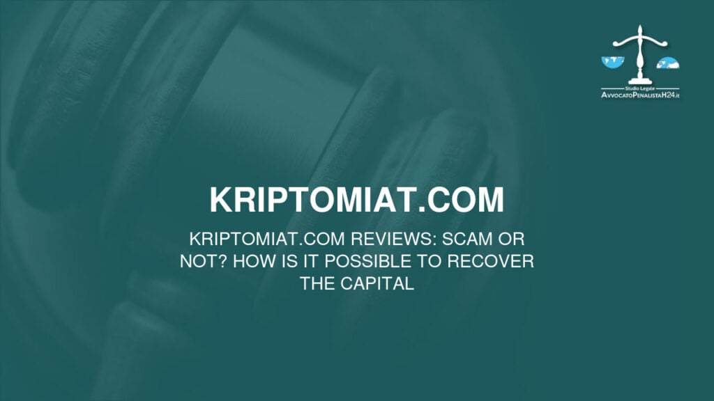 kriptomiat.com reviews: scam or not? How is it possible to recover the capital