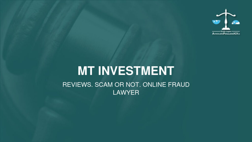 MT investment: attenzione alla truffa. Falso trading on line