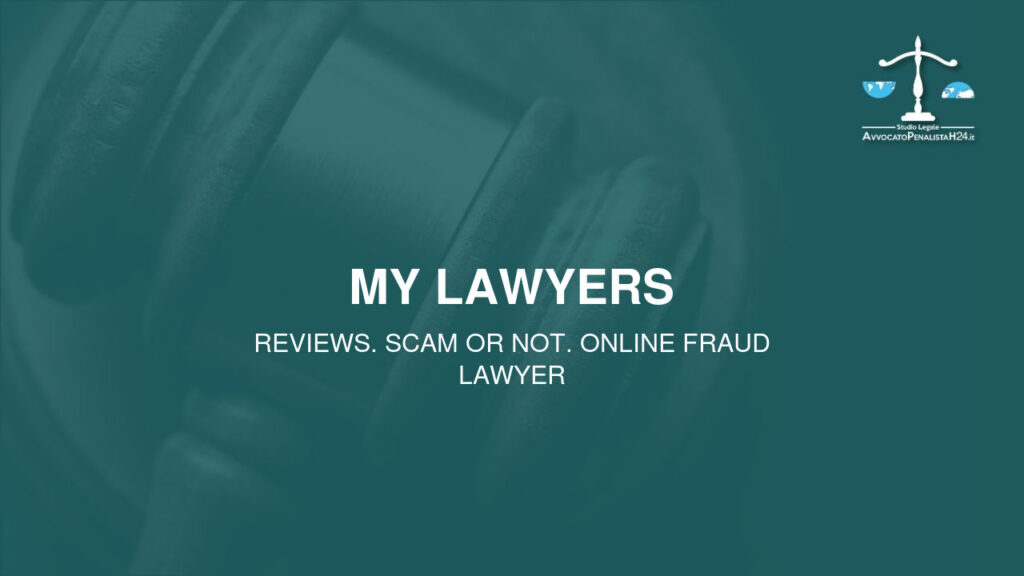 MY LAWYERS: attenzione alla truffa. Falso trading on line