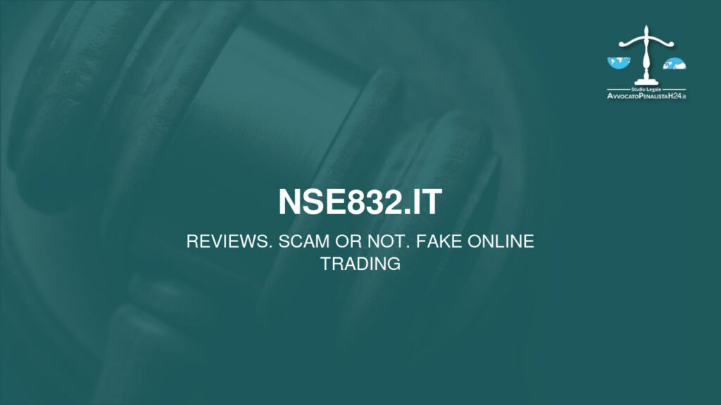 nse832.it: reviews. Scam or not. Fake online trading