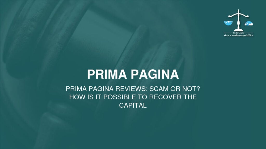 prima pagina reviews: scam or not? How is it possible to recover the capital