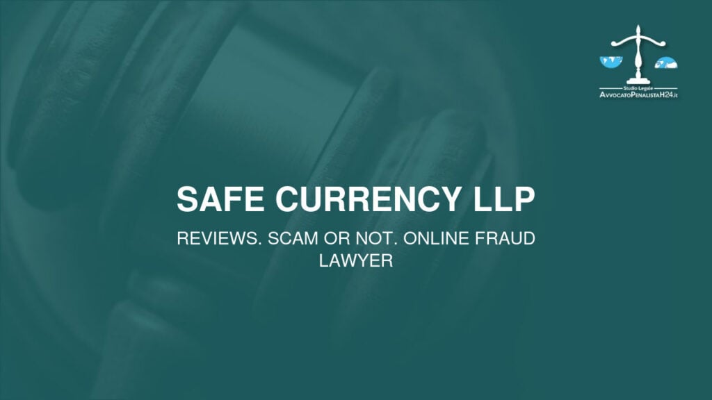 Safe Currency LLP: cuidado con la estafa. Trading en línea falso