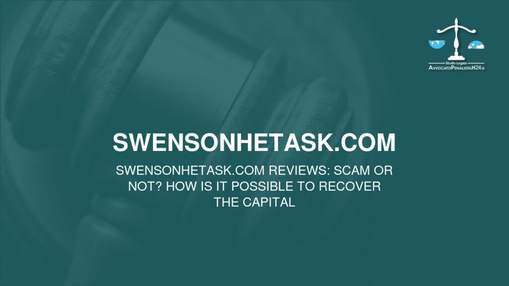swensonhetask.com recensioni: truffa oppure no? Come è possibile recuperare il capitale