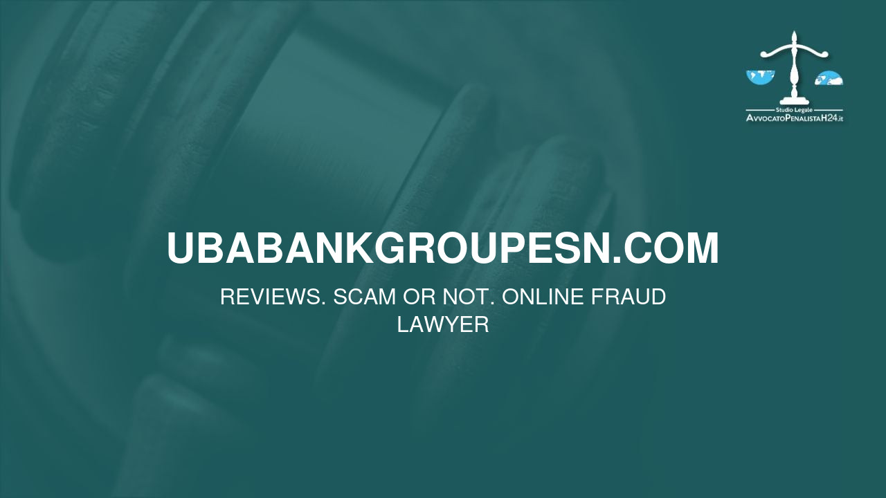 ubabankgroupesn.com: attenzione alla truffa. Falso trading on line