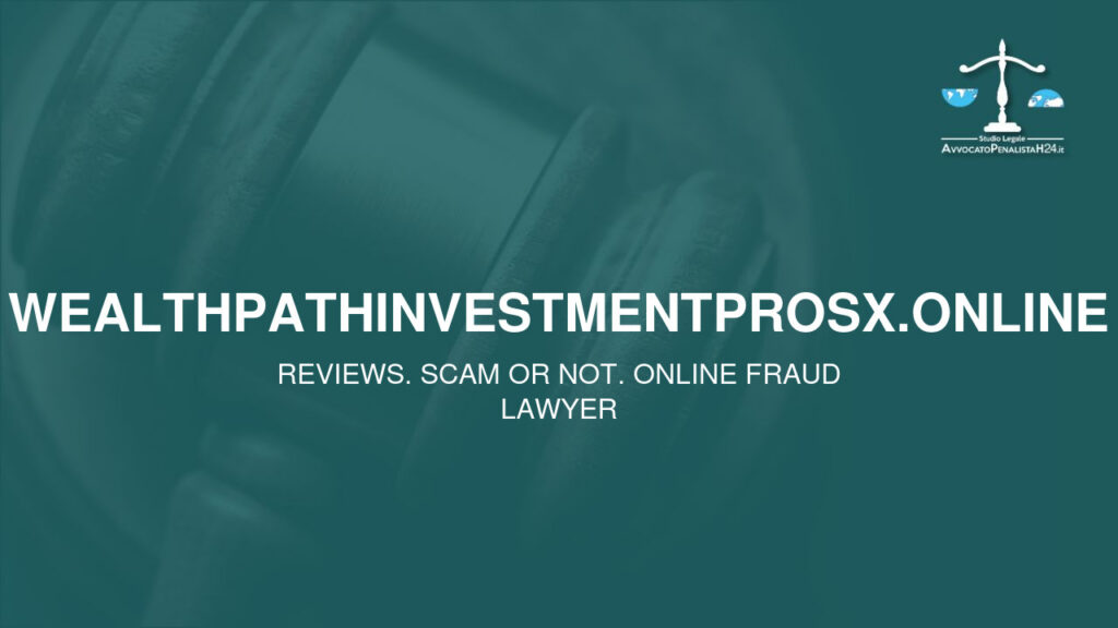wealthpathinvestmentprosx.online: reviews. Scam or not. Online fraud lawyer