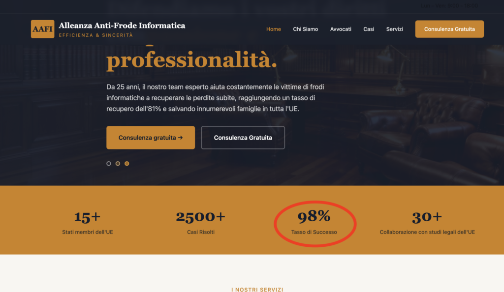 Attenti ai “Falsi Salvatori”: Analisi del sito prevenzione-delle-frodi.cc e il fenomeno delle Recovery Scams