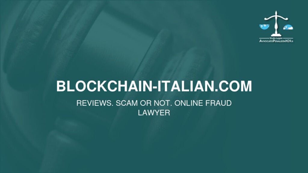 blockchain-italian.com: attenzione alla truffa. Falso trading on line