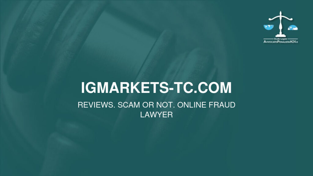 igmarkets-tc.com: attenzione alla truffa. Falso trading on line