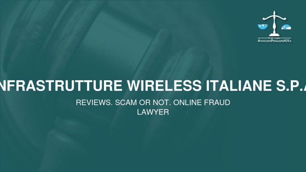 Infrastrutture Wireless Italiane S.p.A: attenzione alla truffa. Falso trading on line