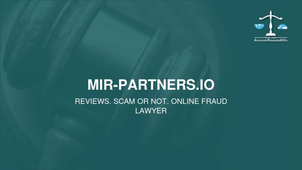 mir-partners.io: attenzione alla truffa. Falso trading on line