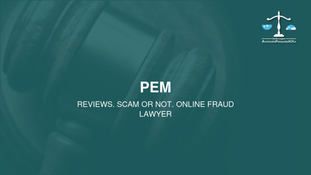 PEM: attenzione alla truffa. Falso trading on line
