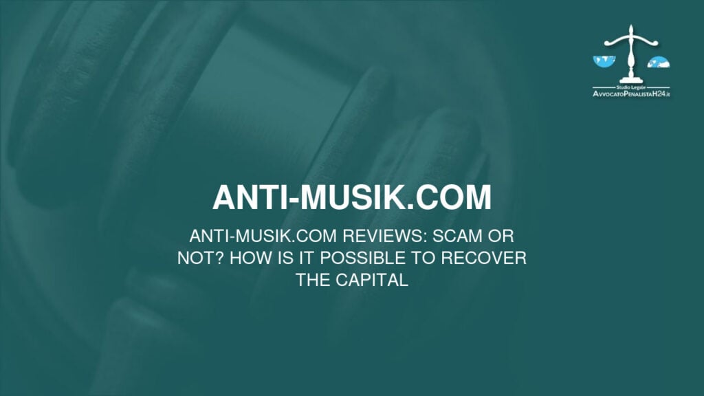 anti-musik.com reviews: scam or not? How is it possible to recover the capital