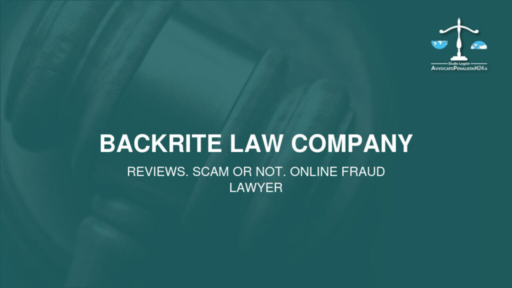 Backrite Law Company: attenzione alla truffa. Falso trading on line