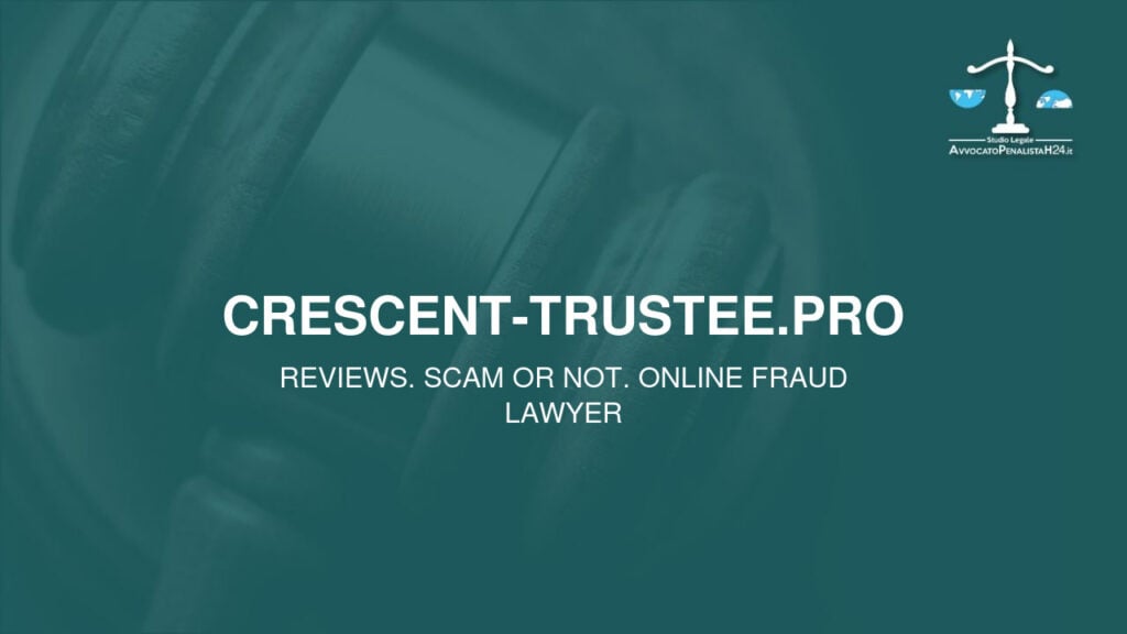 crescent-trustee.pro: cuidado con la estafa. Trading en línea falso