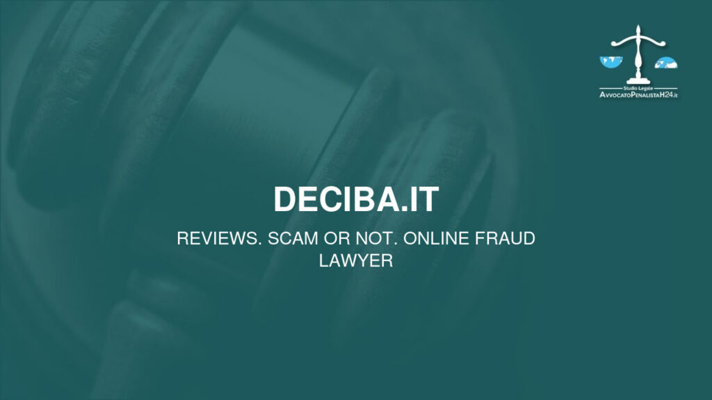 deciba.it: attenzione alla truffa. Falso trading on line