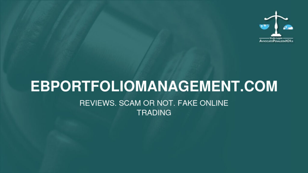 ebportfoliomanagement.com: reviews. Scam or not. Fake online trading