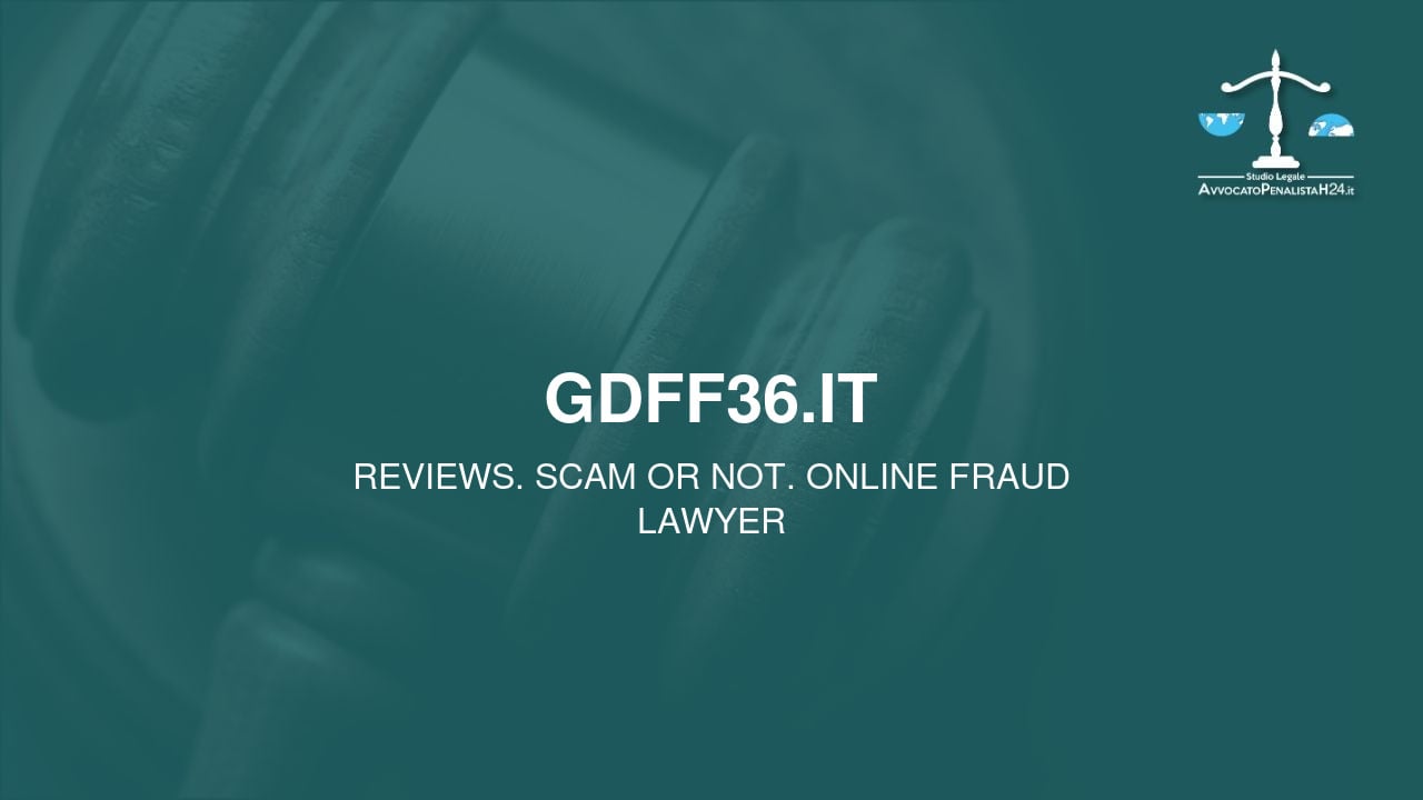 gdff36.it: attenzione alla truffa. Falso lavoro on line
