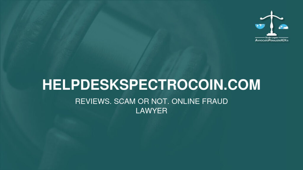 helpdeskspectrocoin.com: attenzione alla truffa. Falso trading on line
