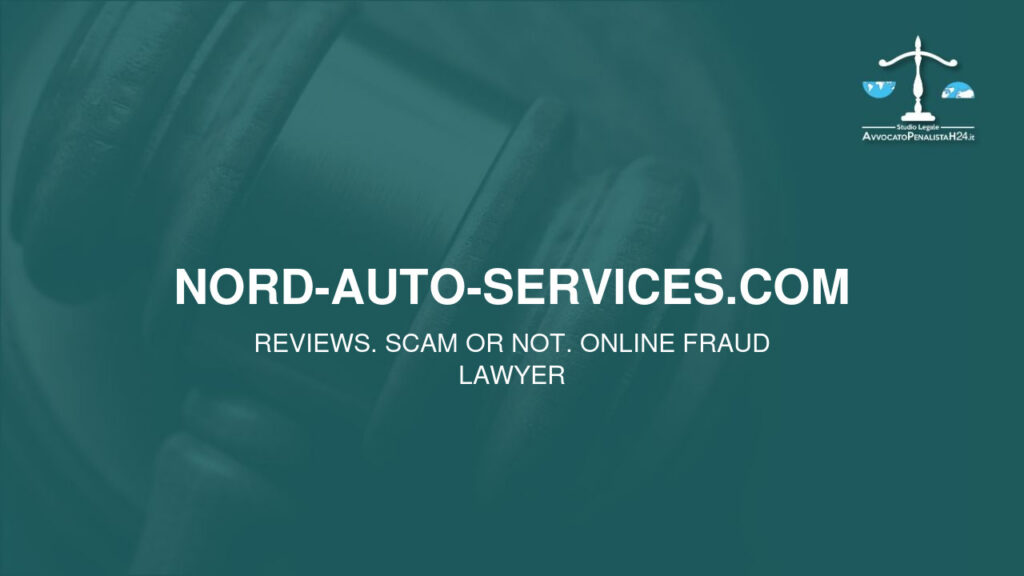 nord-auto-services.com: reviews. Scam or not. Online fraud lawyer