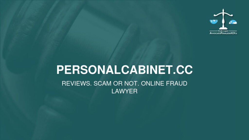 personalcabinet.cc: cuidado con la estafa. Trading en línea falso