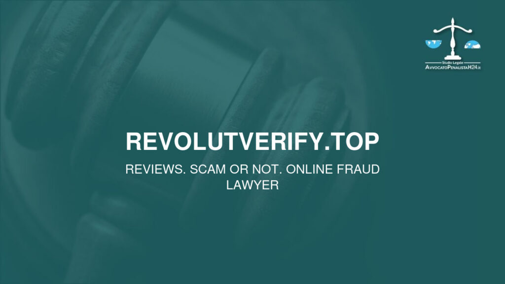 revolutverify.top: reviews. Scam or not. Online fraud lawyer
