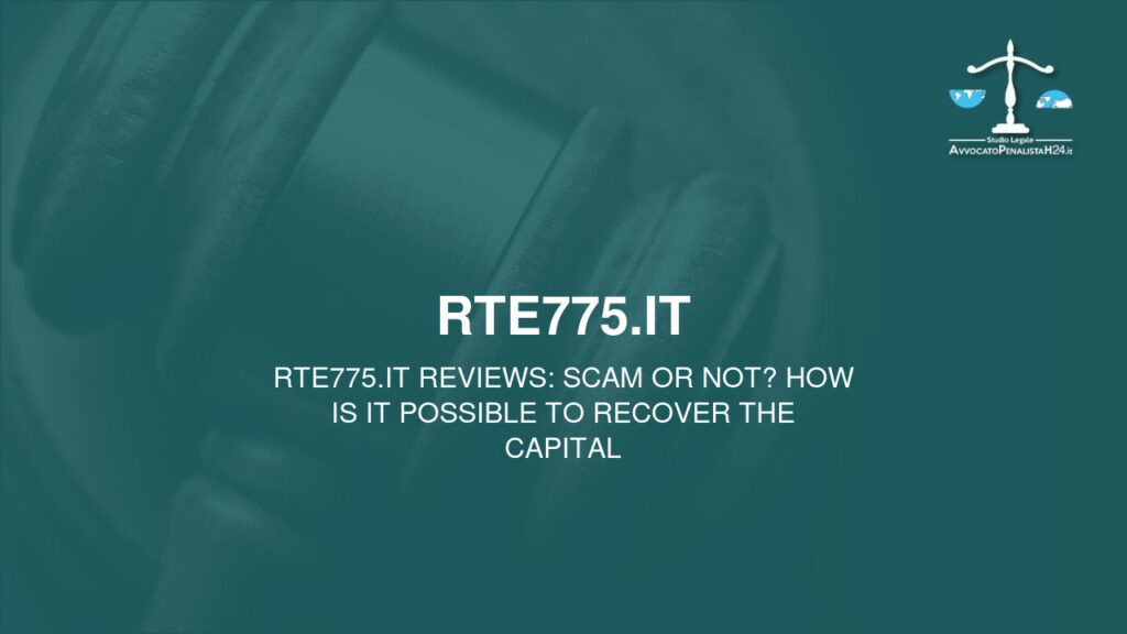 rte775.it reviews: scam or not? How is it possible to recover the capital