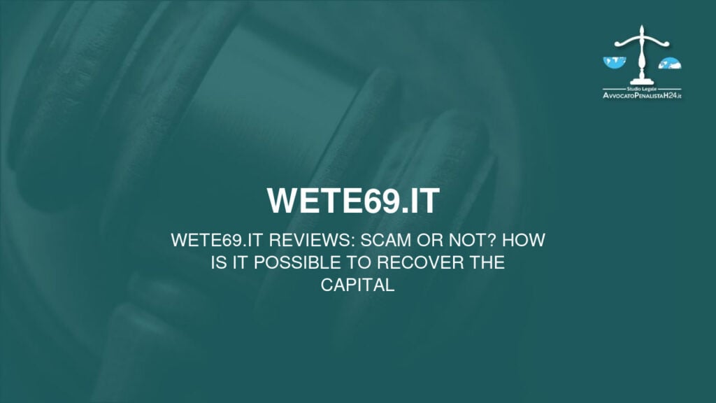 wete69.it  reviews: scam or not? How is it possible to recover the capital