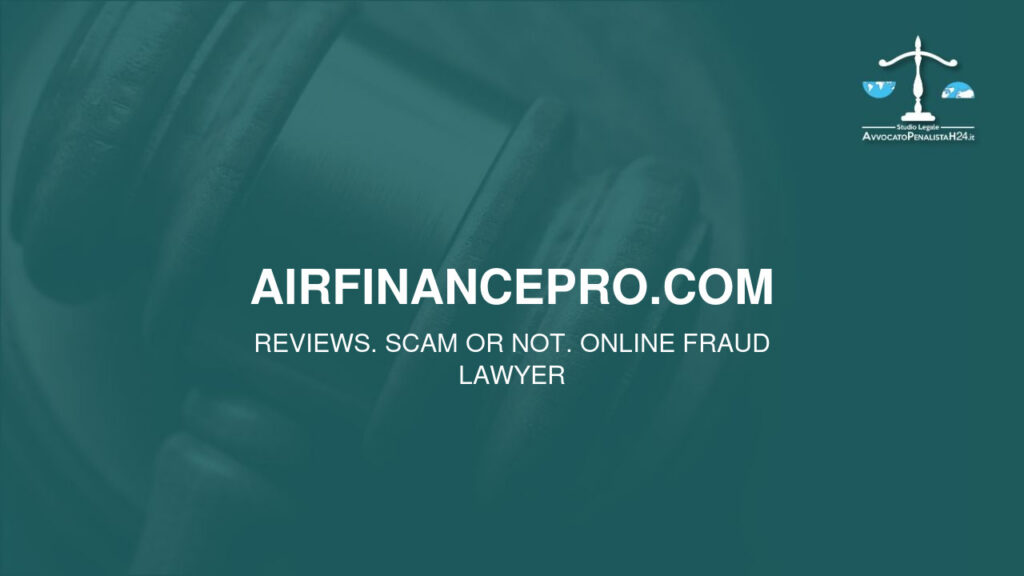 airfinancepro.com: reviews. Scam or not. Online fraud lawyer
