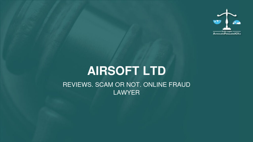 Airsoft LTD: reviews. Scam or not. Online fraud lawyer